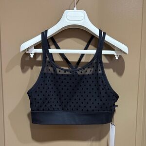 Alala Black Dot Sports Bra